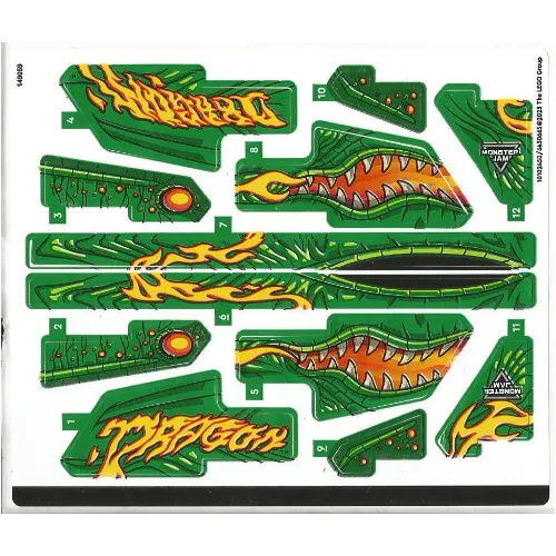 Sticker Sheet for Set 42149-1