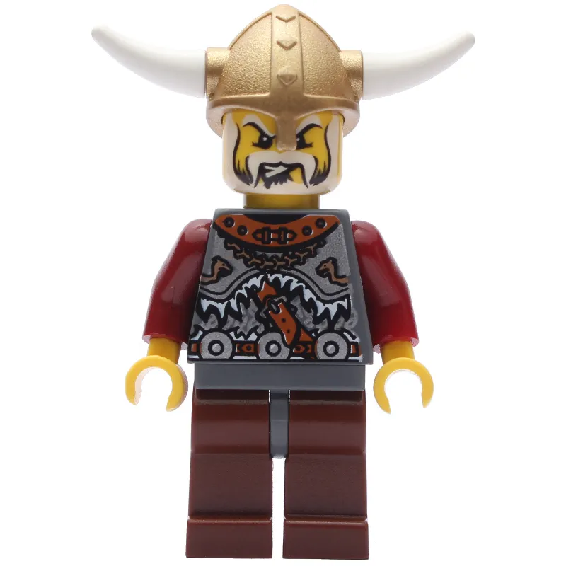 Viking King - Armour, Reddish Brown Legs