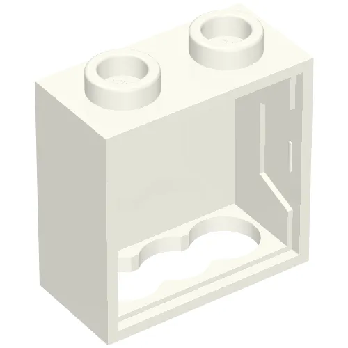 Light Cabinet 2 x 2 with Lamp Holes, 1 x 2 x 1 2/3 (Sign Back)