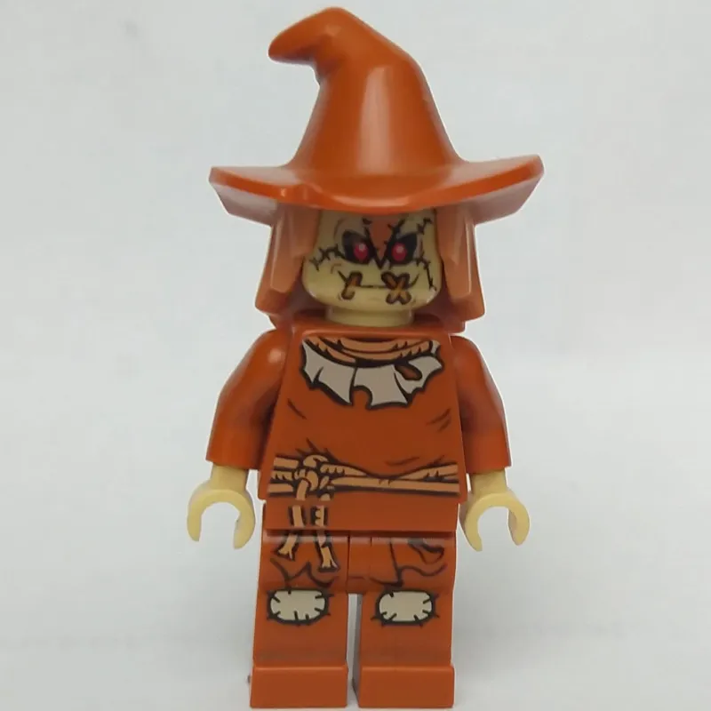 Scarecrow in Dark Orange Outfit