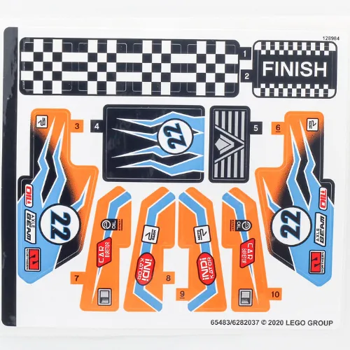 Sticker Sheet for Set 42104-1