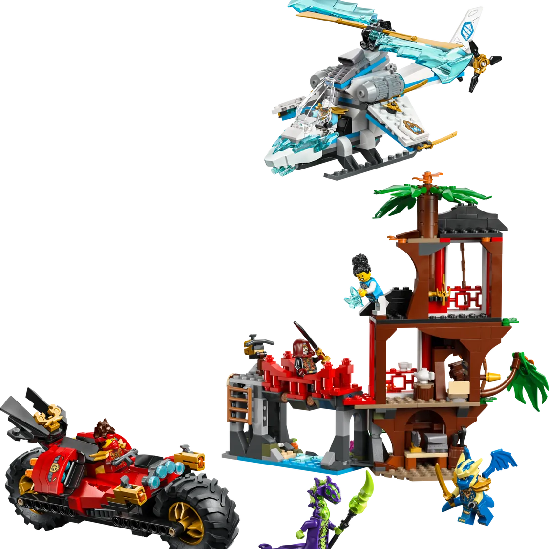 Ninja Vehicle Tree House Battle