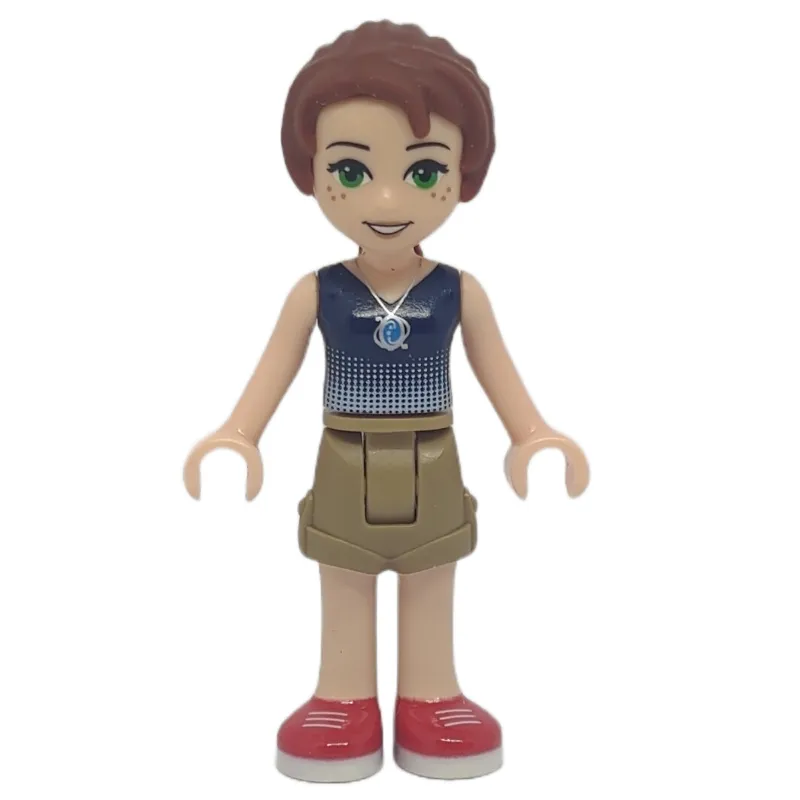 Emily Jones in Dark Tan Shorts