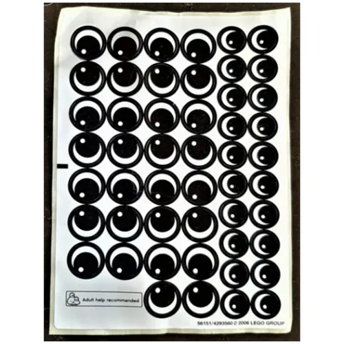 Sticker Sheet for Sets 5419-1, 5481-1, 5486-1, 5488-1, 5492-1, 5538-1, 5548-1, 5511-1, 4540313-1