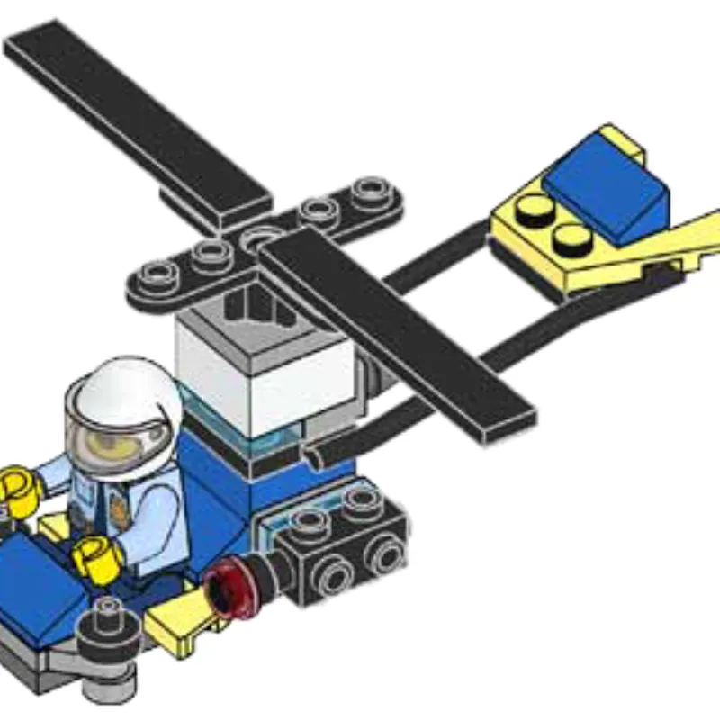 Policeman and Helicopter