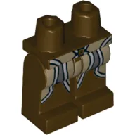 Hips and Dark Brown Legs with Dark Tan Tunic Print (Ahsoka Tano)