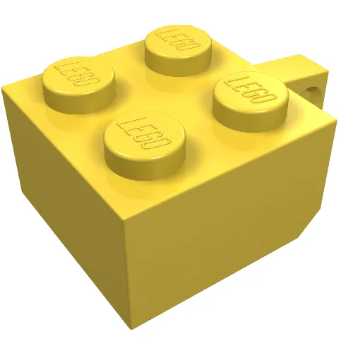 Hinge Brick 2 x 2 Locking with 1 Finger Vertical [No Axle Hole]