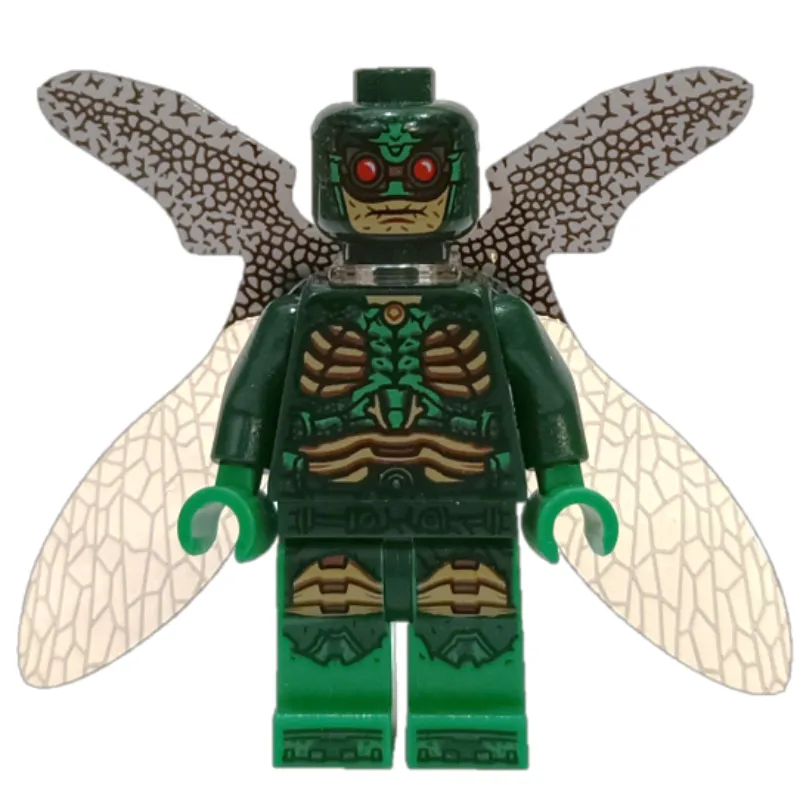 Parademon in Dark Green Outfit with Closed Wings