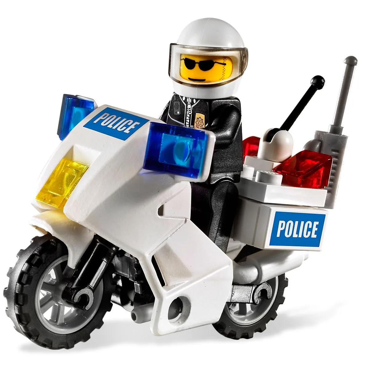Police Motorcycle (Blue Sticker Version)