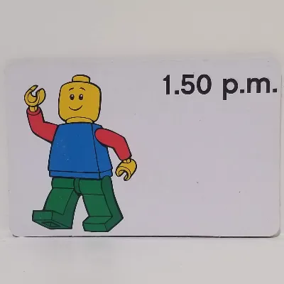 Activity Card, Time-Teaching 12-Hour Clock 1.50 p.m.