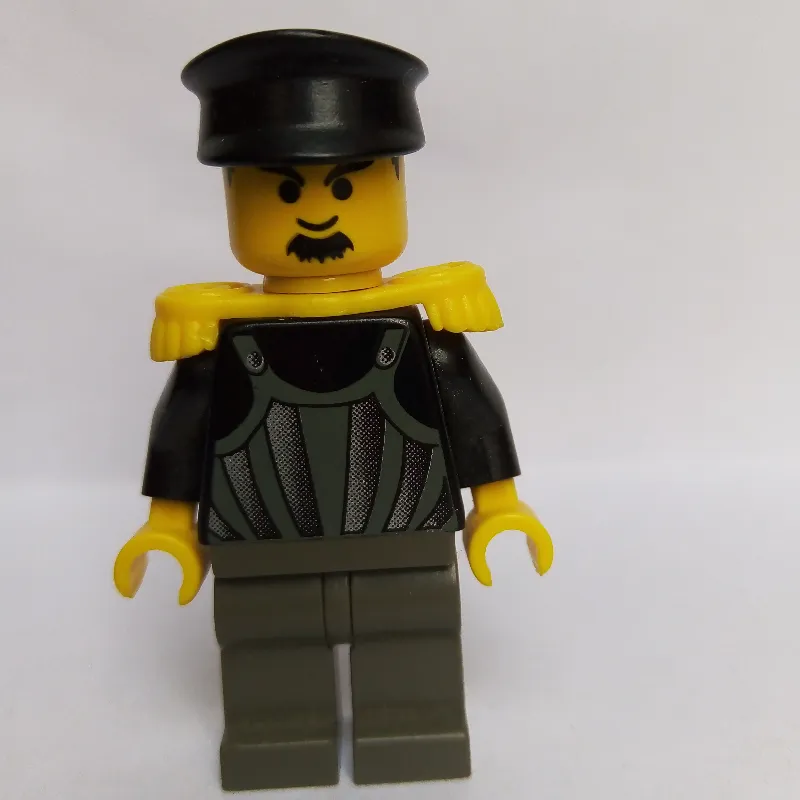 Time Twisters - Black Torso, Light Gray Vest, Dark Gray Legs