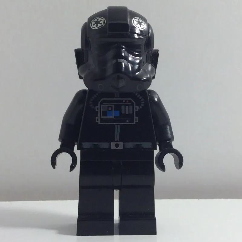 TIE Pilot, Plain Legs, Plain Black Head (87556 Helmet)