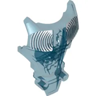 Large Figure Torso Cover, Armor with White Waves Print (Stringer)