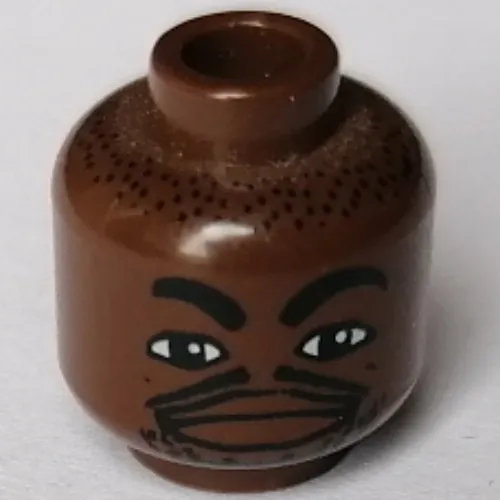 Minifig Head NBA Kevin Garnett Print [Blocked Open Stud]