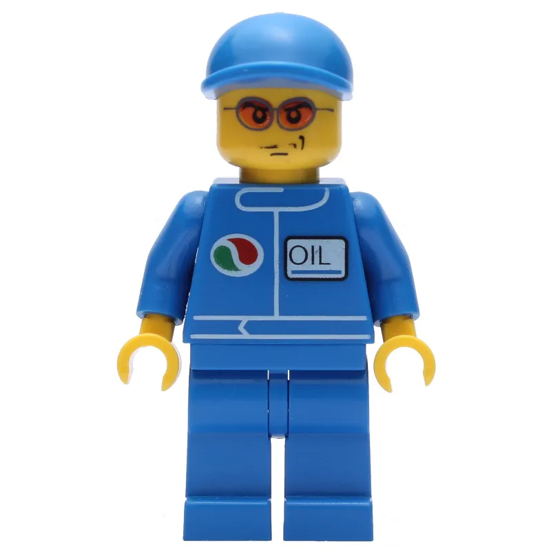 Blue Torso, Legs, and Cap, Orange Sunglasses