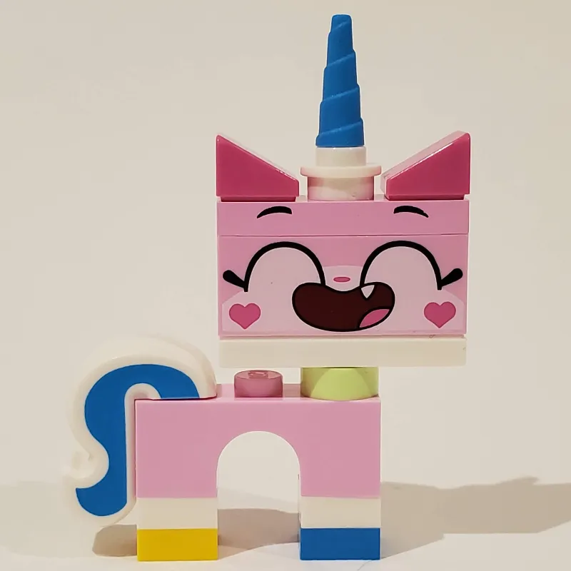 Unikitty, Dark Azure Foot, Closed Eyes