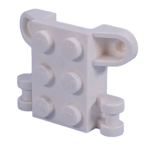Minifig Neckwear Bracket with 6 Back Studs, 2 Handles, 2 Protruding Front Studs