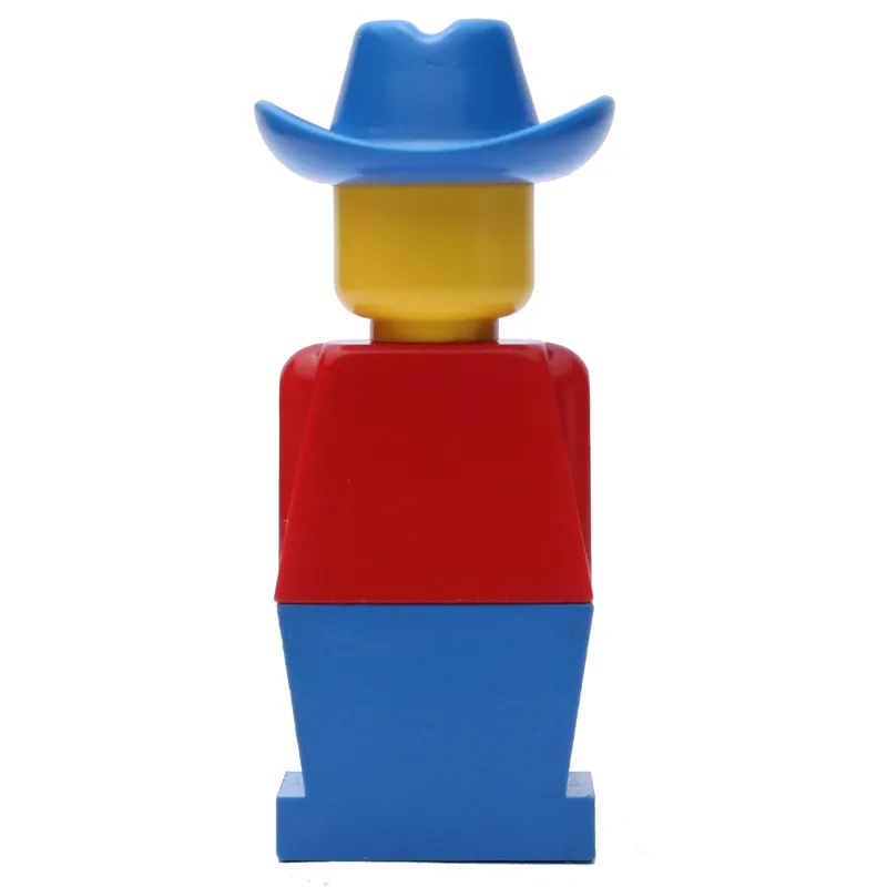 LEGOLAND Red Torso, Blue Legs, Blue Cowboy Hat