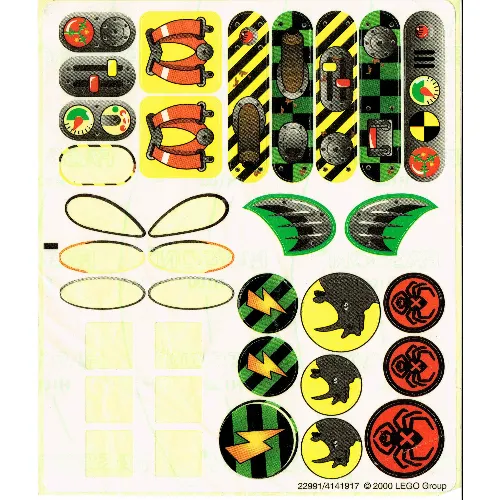 Sticker Sheet for Set 2913-1