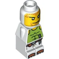 Microfig Magma Monster White