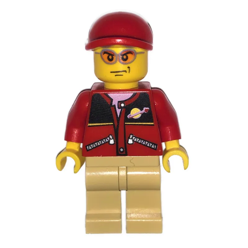 Red Torso, Tan Legs, Red Cap