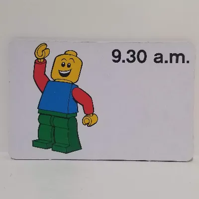 Activity Card, Time-Teaching 12-Hour Clock 9.30 a.m.