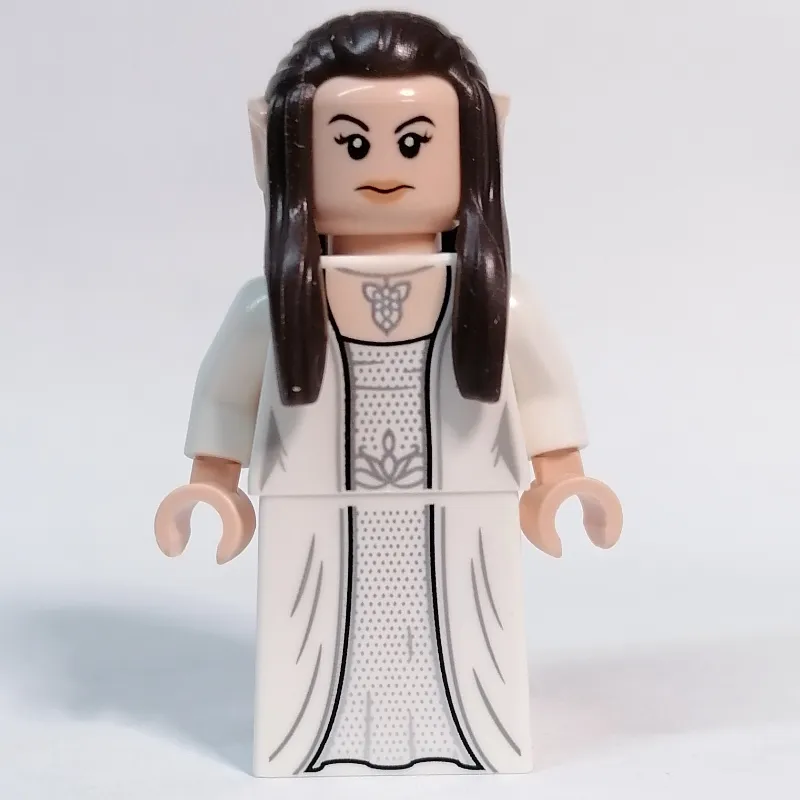 Arwen - White Torso, Dress, Dark Brown Hair