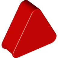 Duplo Brick 1 x 3 x 2 Triangle Road Sign with Exclamation Mark Print