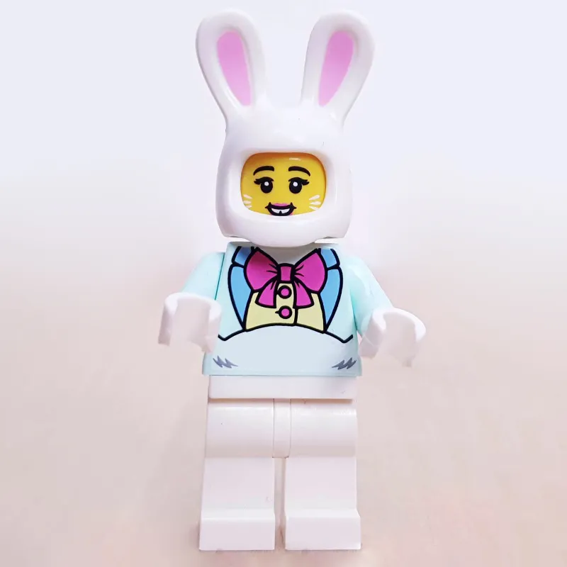 Easter Bunny, Woman, Dark Pink Bow Tie