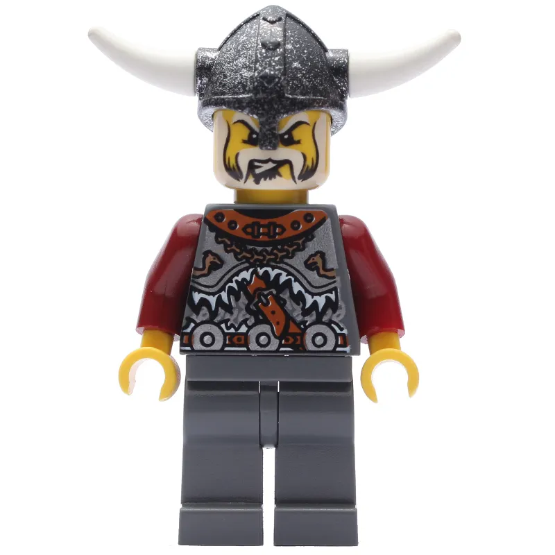 Viking Warrior - Armour, Dark Red Arms