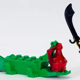 Scurvy Dog and Crocodile