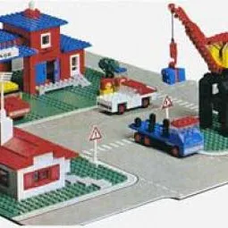 Town Center Set with Roadways