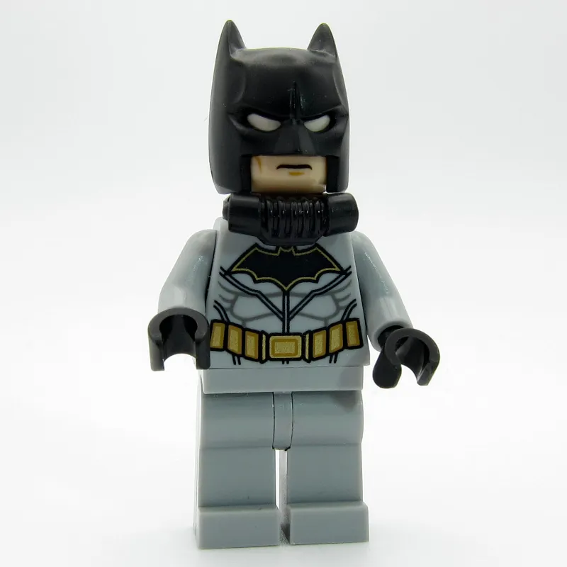Batman, Light Bluish Gray Suit, Black Cowl, Breathing Apparatus