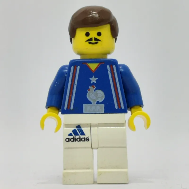 Soccer Player Blue Torso, White Legs 5