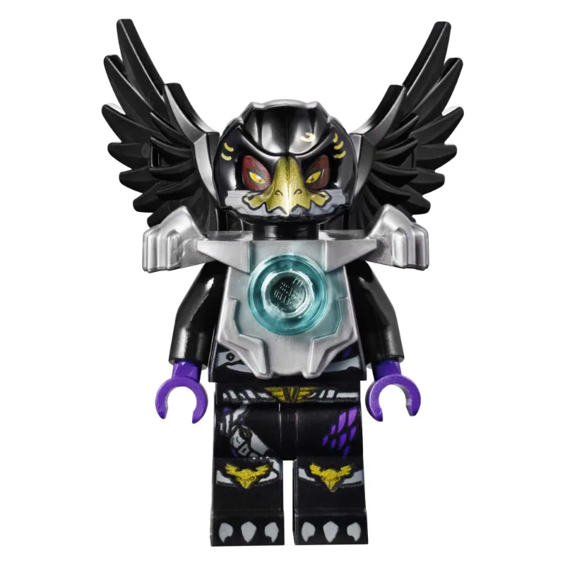 Razcal in Flat Silver Shoulder Armor