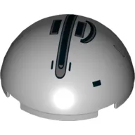 Dome Hemisphere 4 x 4 with Black AT-DP Print