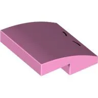 Slope Curved 2 x 2 x 2/3 with 2 Curved Lines (Nostrils) Print