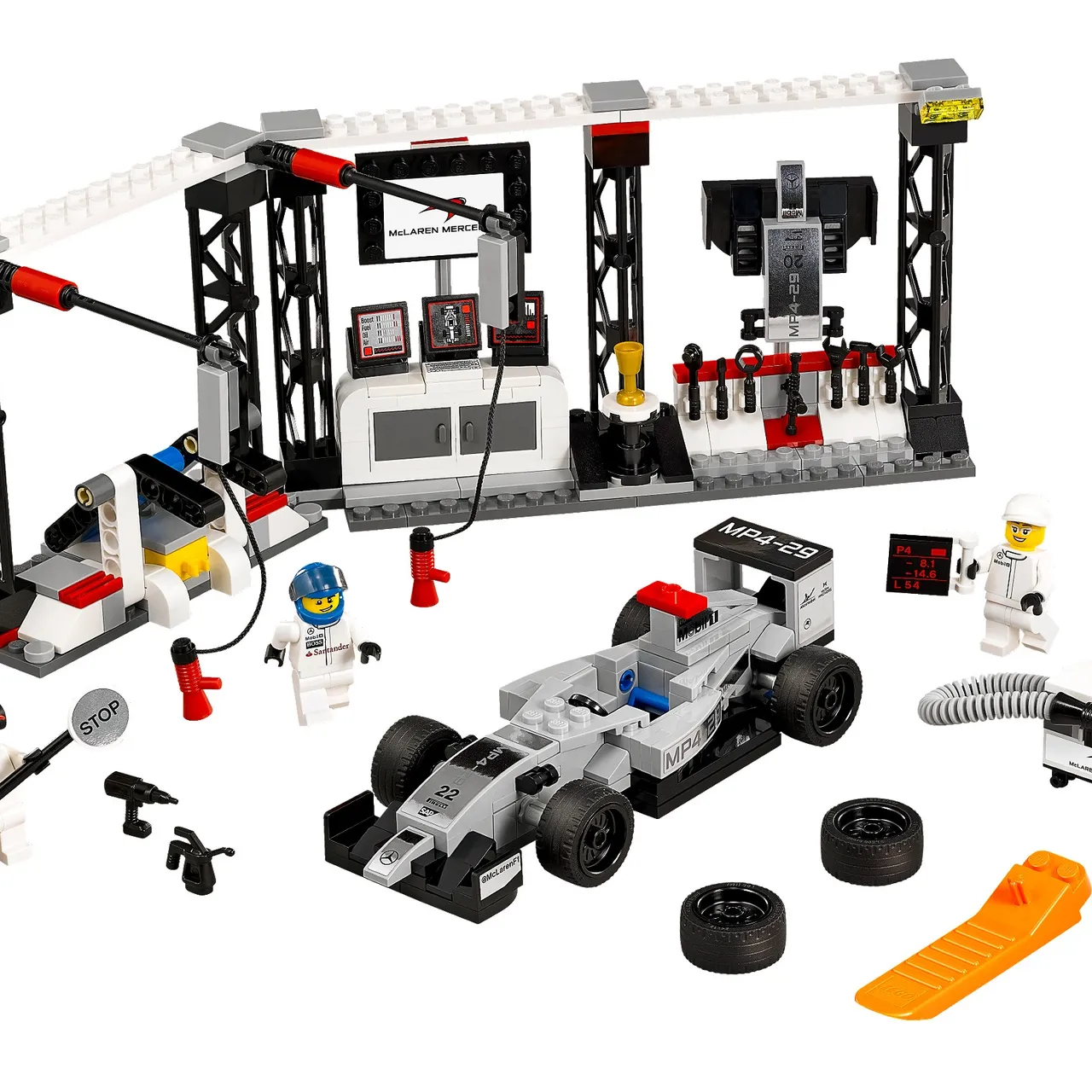 McLaren Mercedes Pit Stop