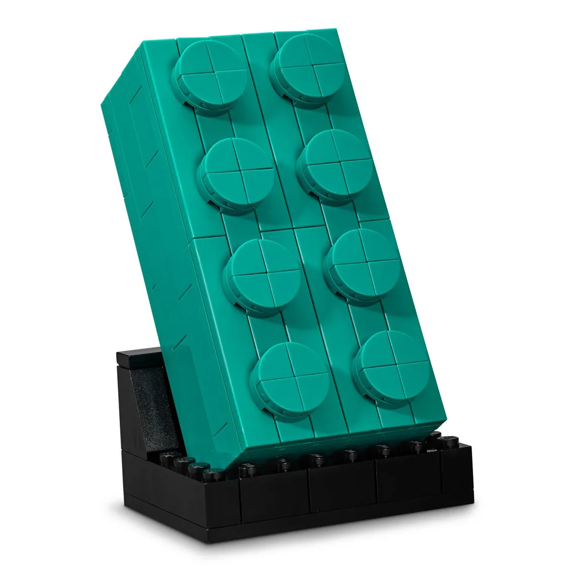 Buildable 2x4 Teal Brick