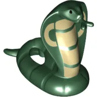 Animal, Snake, Cobra with Tan and Black Print