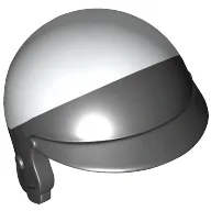 Helmet Motorcycle Open Face, with Visor and White Top Pattern