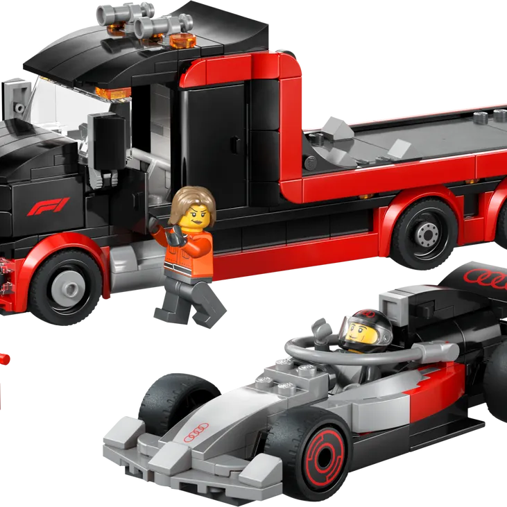 F1 Display Truck with Audi F1 Race Car