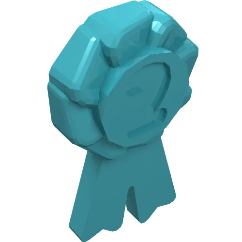 Equipment Animal Grooming Kit Award Ribbon with Number 2