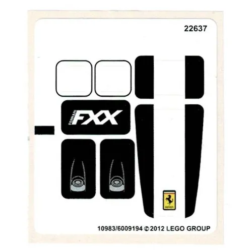 Sticker Sheet for Set 30195-1