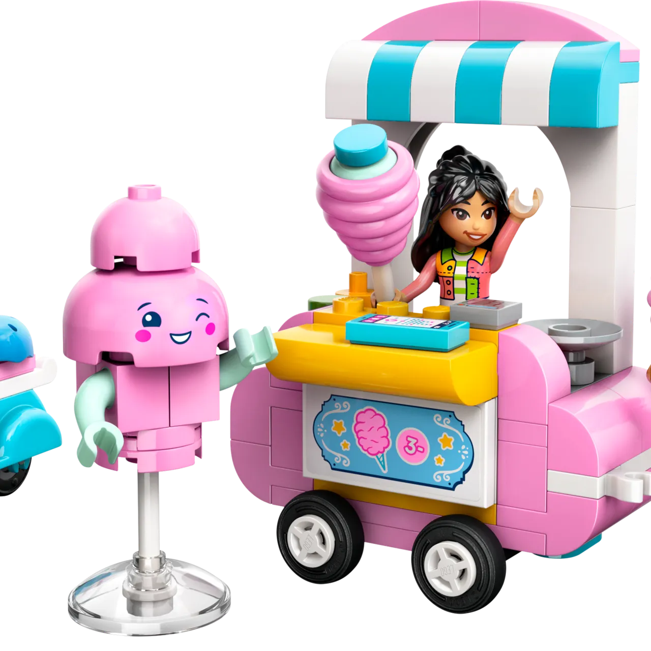 Cotton Candy Stand and Scooter