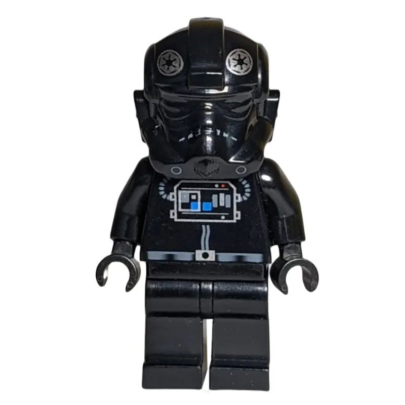 TIE Pilot, Plain Legs, Printed Black Head