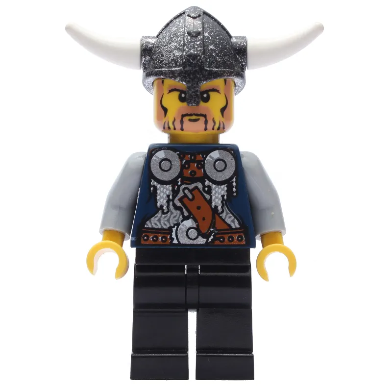 Viking Warrior - Armour, Sand Blue Arms, Black  Legs