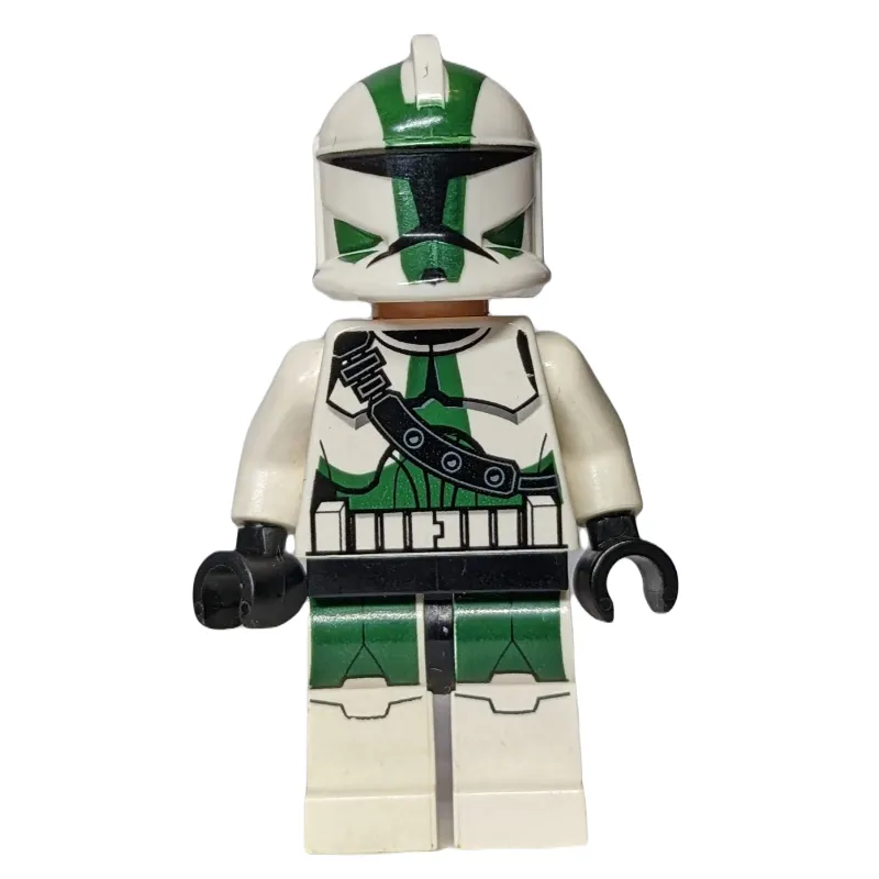 Clone Commander Gree, 41st Elite Corps Armor, Dark Green Markings (3626c Head)