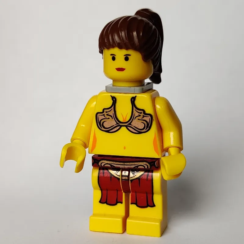 Princess Leia, Slave Outfit, Yellow Skin, Neck Bracket