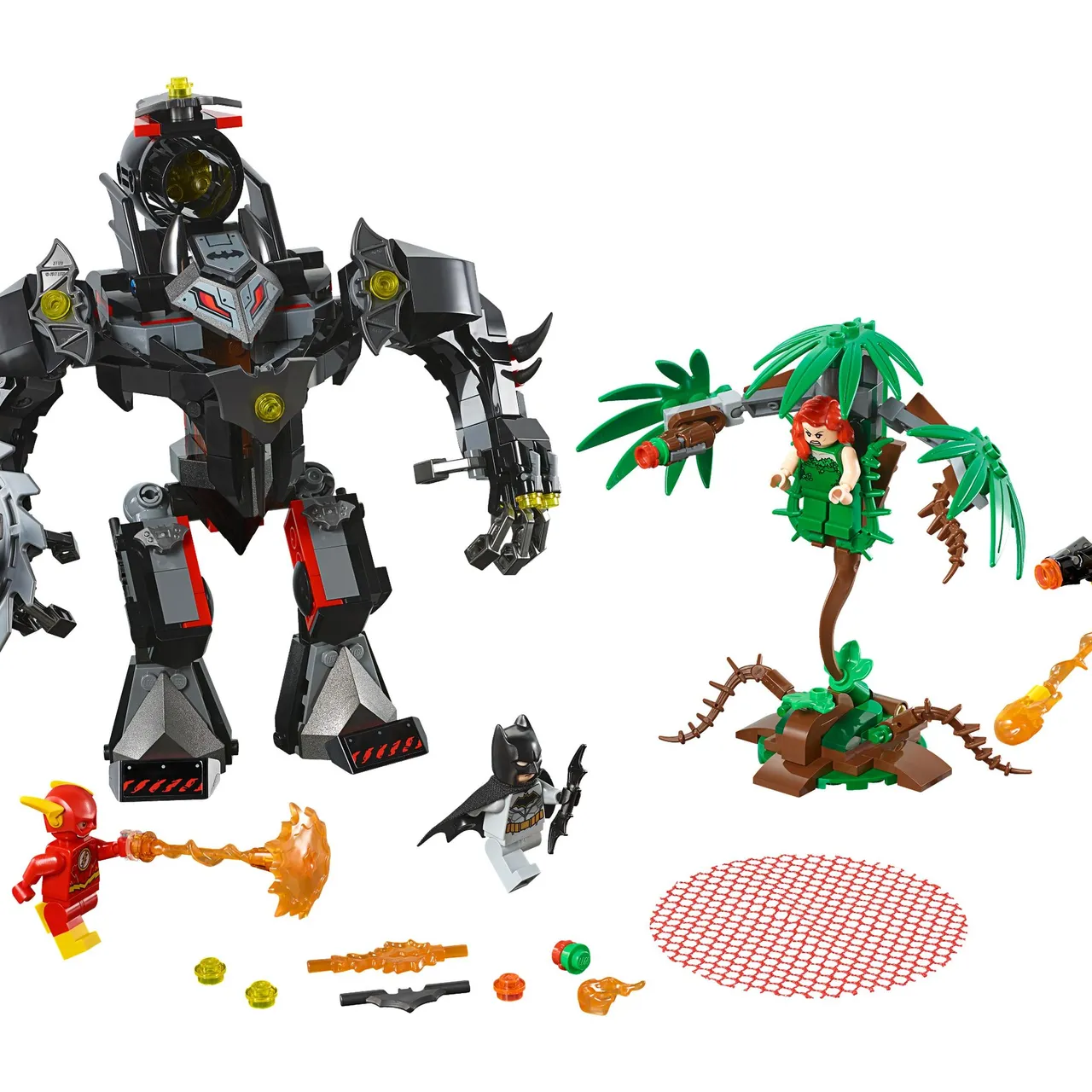 Batman Mech vs. Poison Ivy Mech